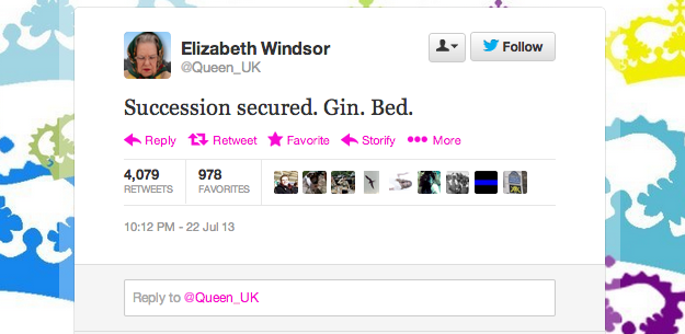 @Queen_UK tweet